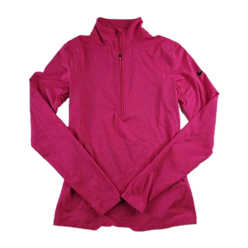 Nike Dri FIT Pullover 1/4 Zip Casual Pink Women's Size Medium